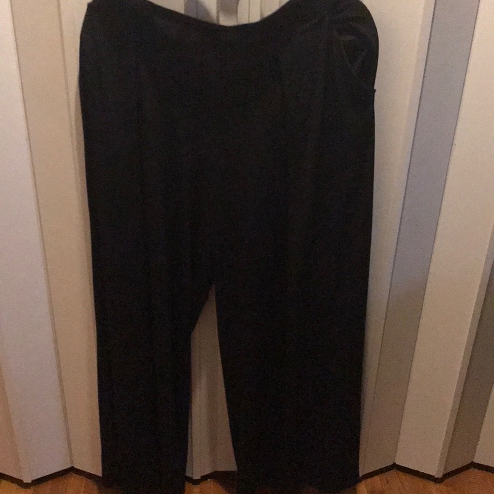 Long wide leg dress pants